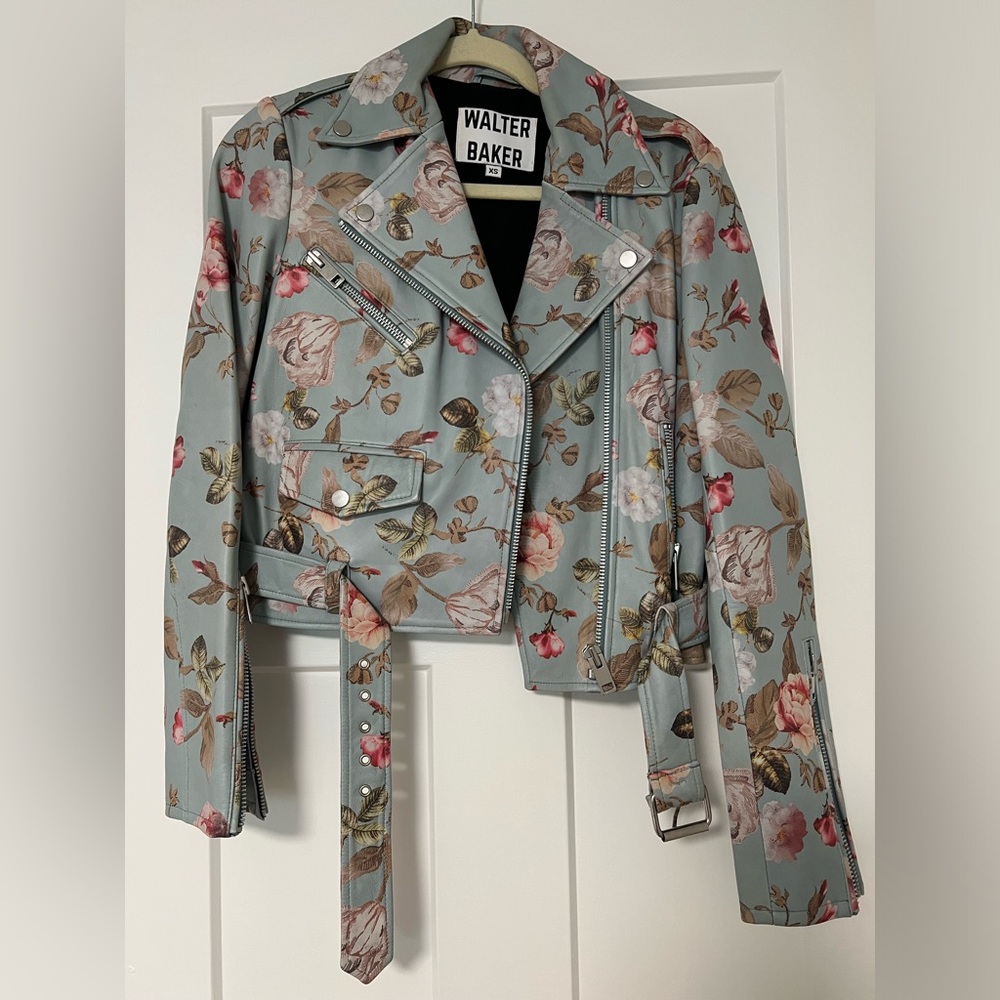 Walter Baker Lamb Skin Leather Jacket. XS.